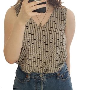 patterned tank top